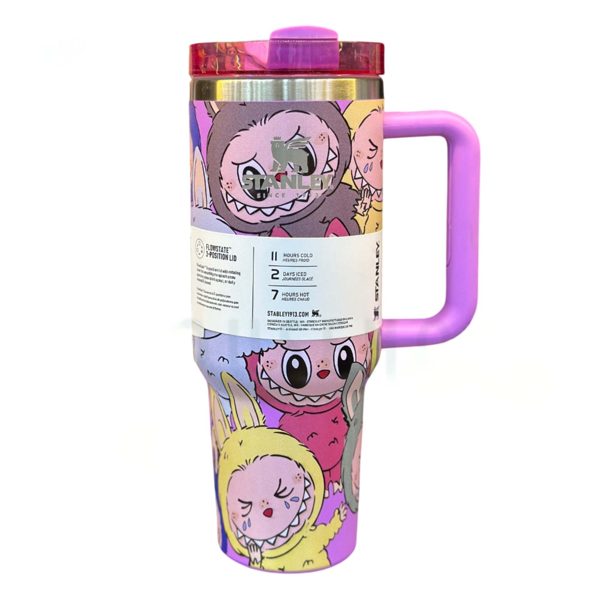 The Stanley x Labubu Limited Edition 40oz Quencher H2.0 Tumbler