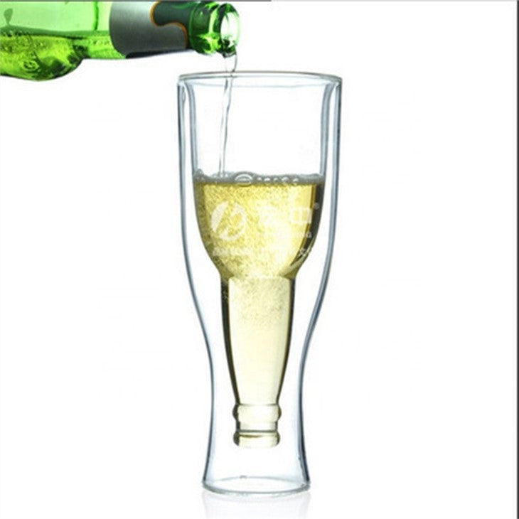 Double-Walled Bottle Glass