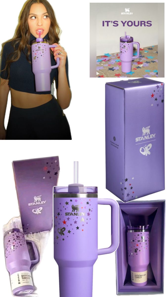 Stanley x Olivia Rodrigo Limited Edition 40oz Quencher H2.0 FlowState Tumbler.