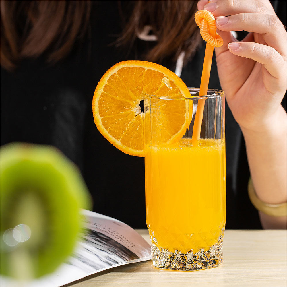 Glass Set Of 6 pieces for Juice, Cocktail, & other Beverages 330ML