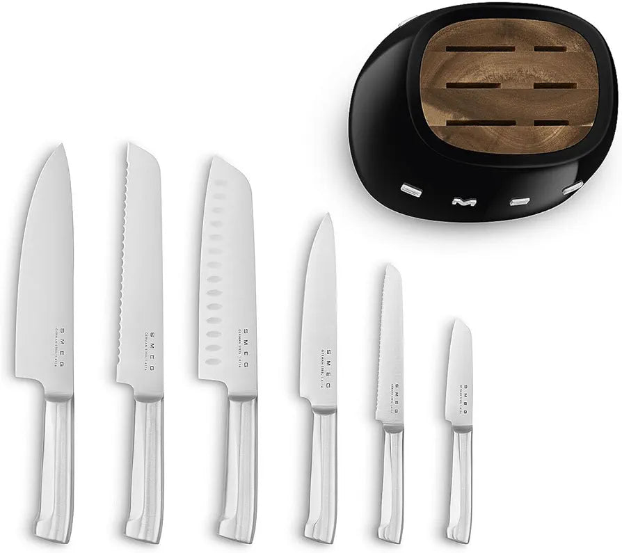 Italian SMEG Knife set.