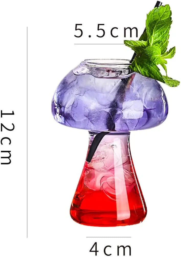 Mushroom Shape Cocktail Glass
