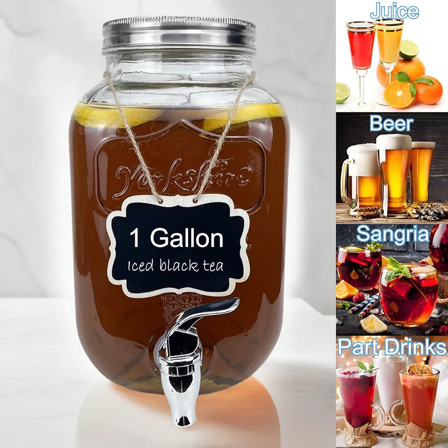 1 Gallon Juice, Cocktail Dispenser
