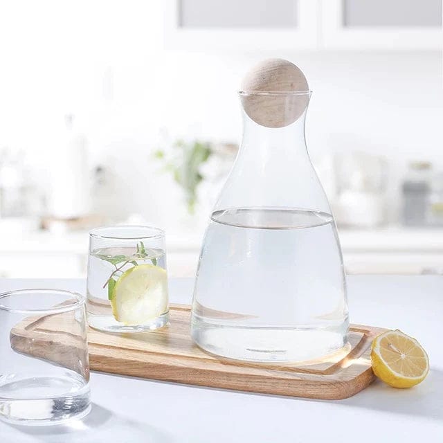 Nordic Style Decanter Water Bottle & Glass Set
