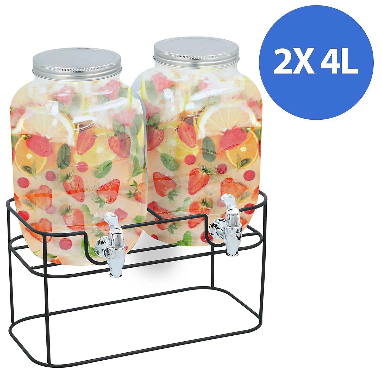 Double Dispenser 4 Liters+ 4 Liters