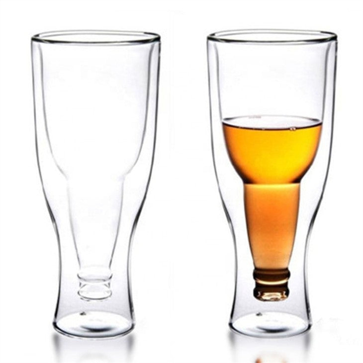 Double-Walled Bottle Glass